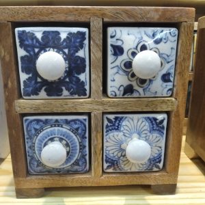 Mueble 4 cajones natural